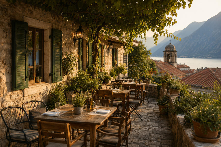 Terrace Background